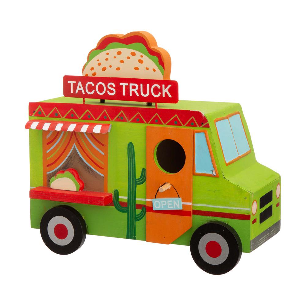 wooden food truck toy