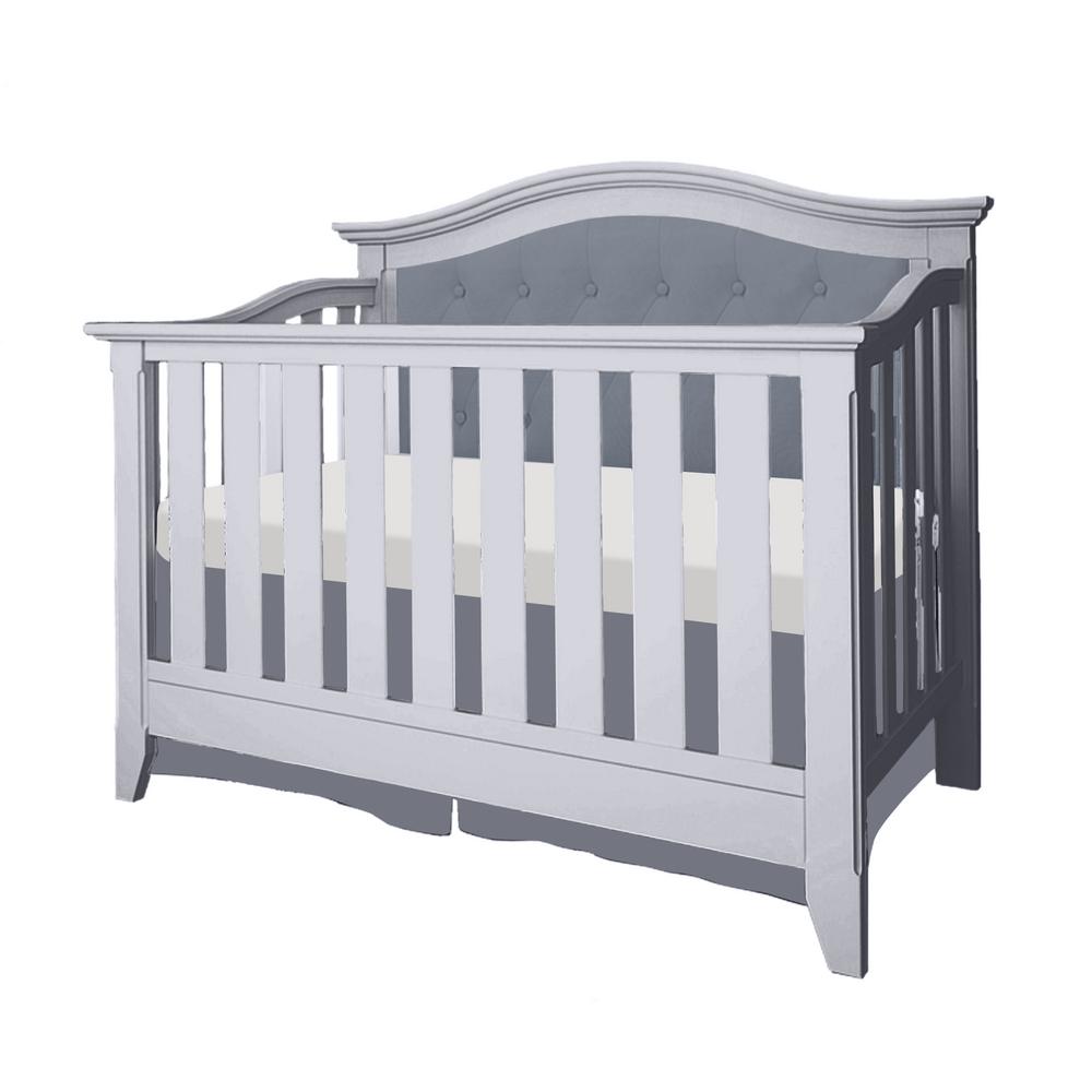 upholstered baby crib