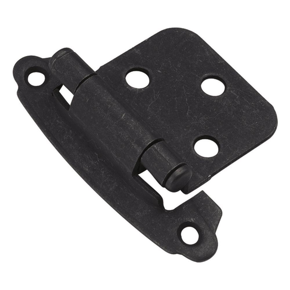 Hickory Hardware 1 14 15 In X 2 5 8 In Black Iron Surface Self