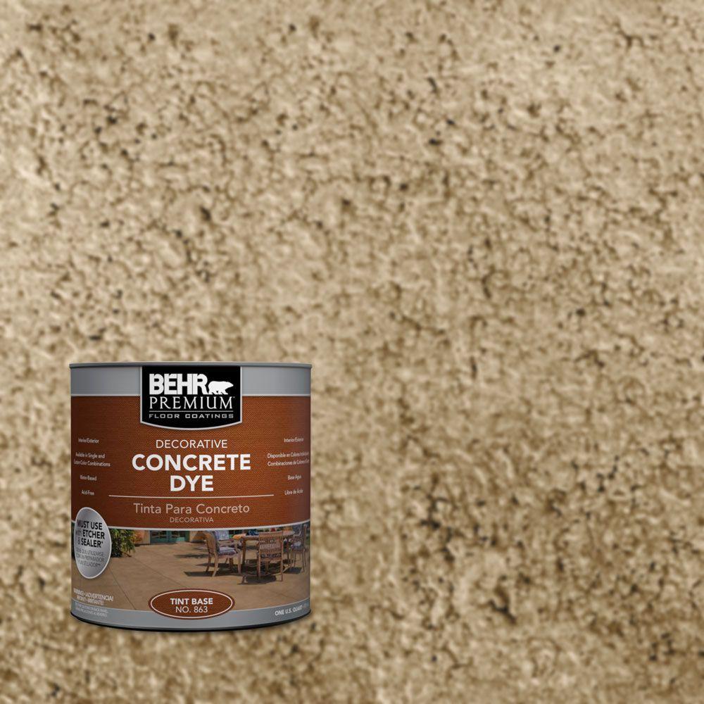 BEHR Premium 1 qt. CD800 Old Adobe Concrete Dye86304 The Home Depot
