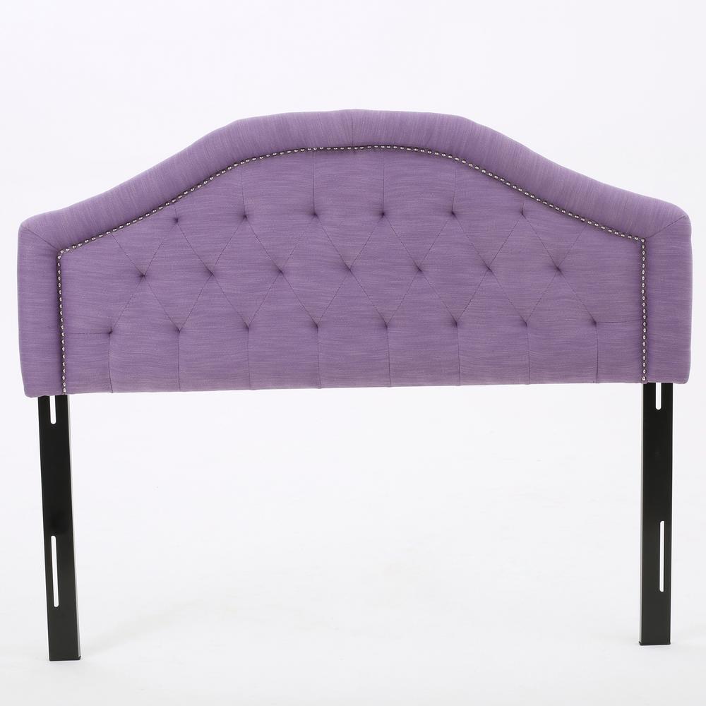 purple bed headboard