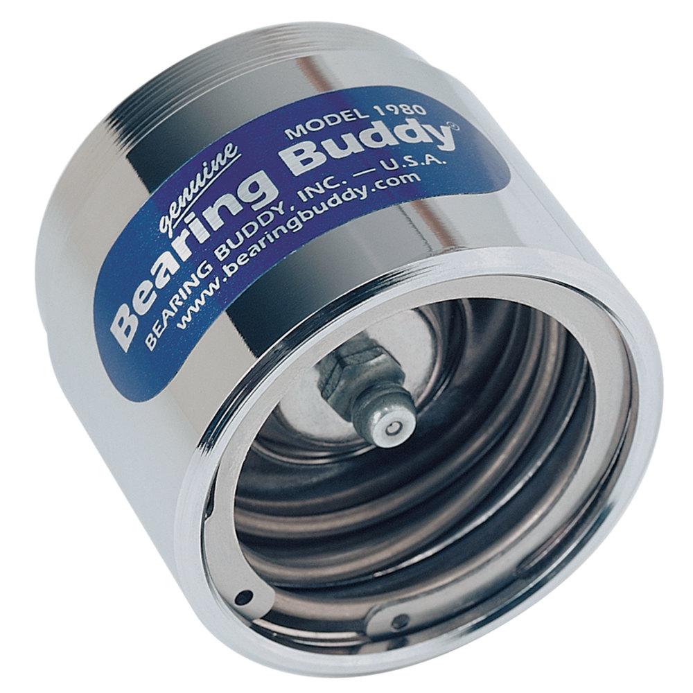 Bearing Buddy 1 980 In D Wheel Bearing Protector In Chrome 42102 The Home Depot