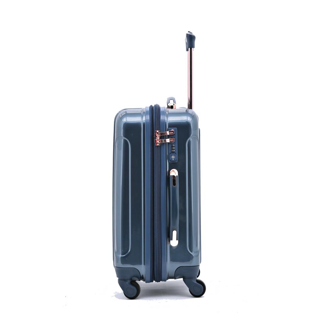 kensie metallic luggage set