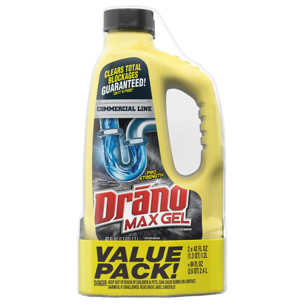 Drano Max Gel 42 fl. oz. Clog Remover (2Pack)697733 The Home Depot