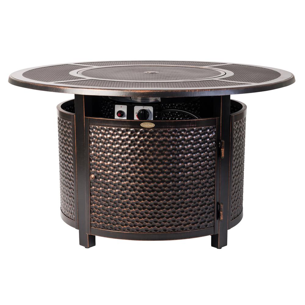 Fire Sense Walkers 44 in. x 24 in. Round Aluminum Propane ...