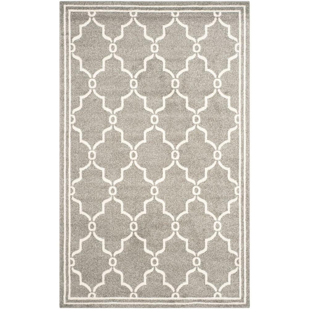 Safavieh Amherst Light Gray Ivory 6 Ft X 9 Indoor Outdoor Area Safavieh Amherst Light Gray Ivory 6 Ft X 9 Indoor Outdoor Area Rug Amt414b The Home Depot