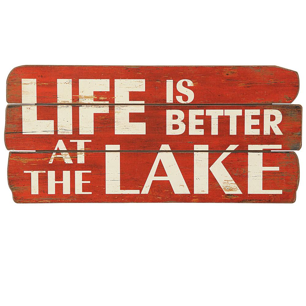 3r Studios 11 25 In H X 24 In W Lake Life Wall Art Da0745