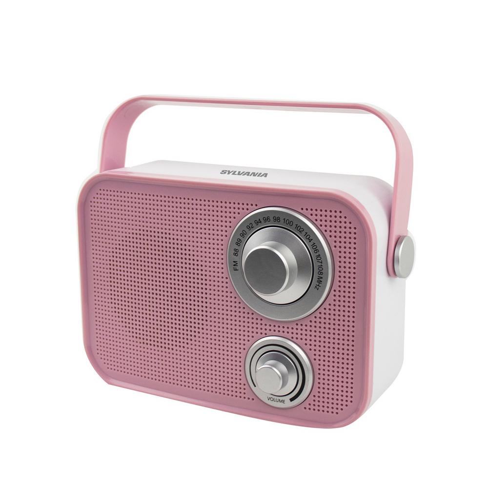 sylvania pink bluetooth speaker