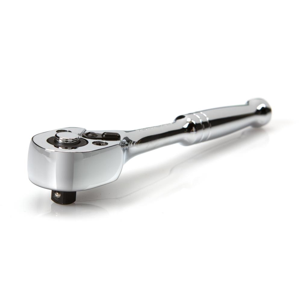 TEKTON 1/4 in. Drive 5 in. Polished Quick-Release Ratchet-1480 - The ...