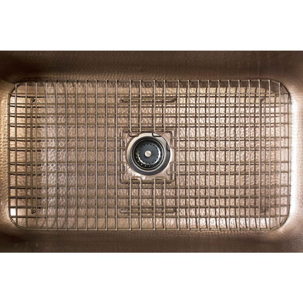 SINKOLOGY Kitchen Sink Bottom Grid 27 in x 15 in. Copper Sink Vinyl