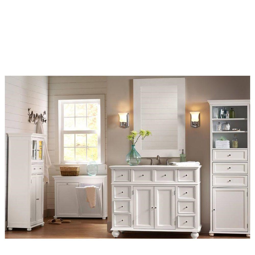 White With Natural Marble Vanity Top, 44 Inch Bathroom Vanity Top Only