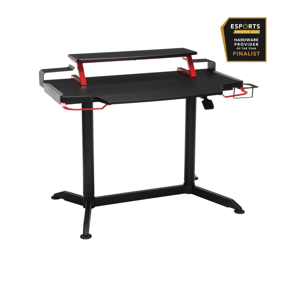 Unbranded 42 in. Rectangular Red Computer Desk with Adjustable Height FeatureRSP3000RED The