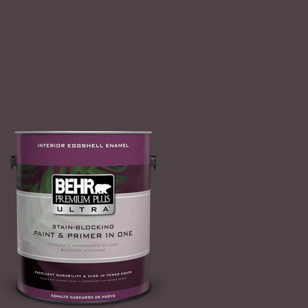 BEHR Premium Plus Ultra 1gal. BXC09 Dark Burgundy Wine Eggshell