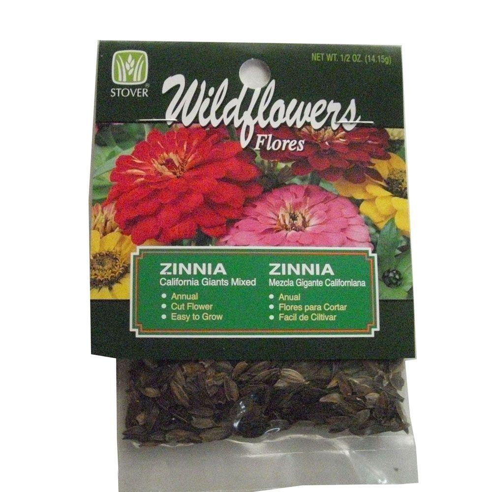 Stover Zinnias CA Giants Mixed Flower Seed800426 The Home Depot