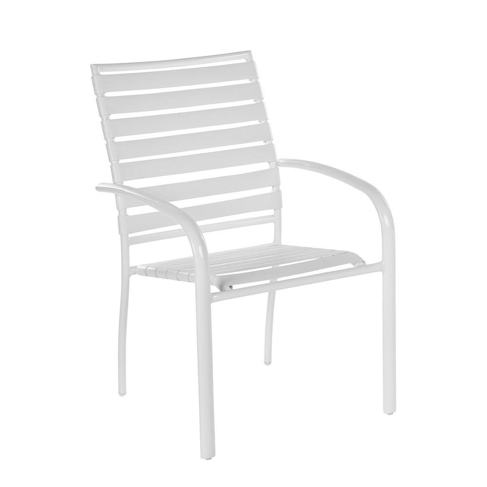 Hampton Bay Outdoor Dining Chair Aluminum Commercial Patio ...