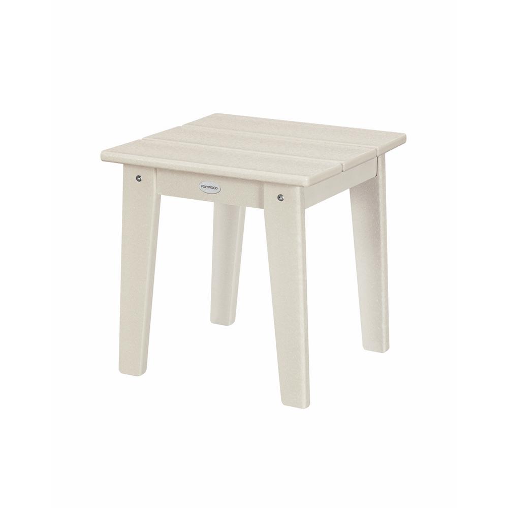 Polywood Grant Park Slate Sand Plastic Outdoor Side Table Cte17sa Grant Park Slate Sand Plastic Outdoor Side Table
