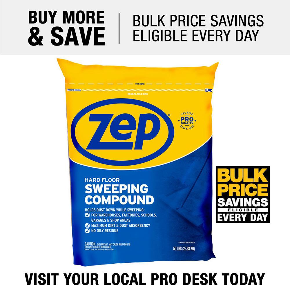 Zep 50 Lbs Sweeping Compound Hdsweep50 The Home Depot