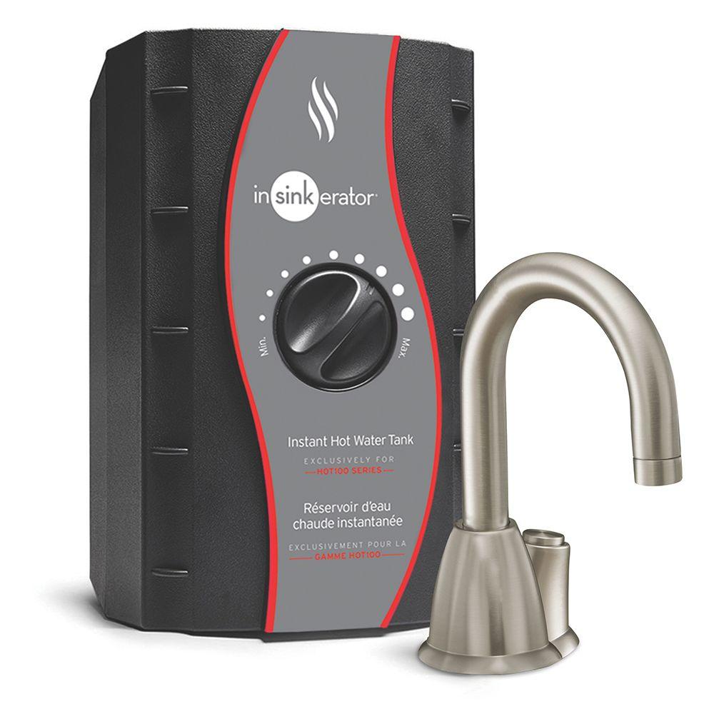 Insinkerator Invite Single Handle Instant Hot Water Dispenser System In Satin Nickel