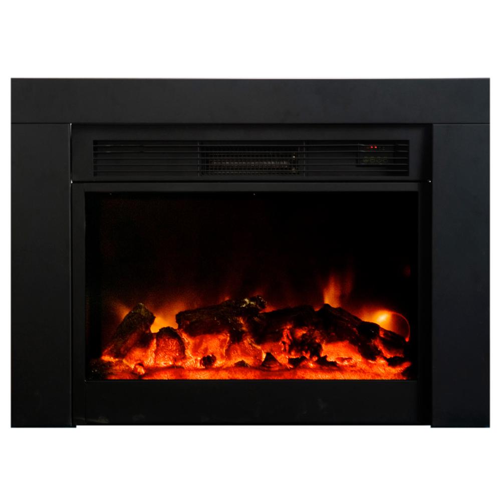 Uplifter 36 In Recessed Electric Fireplace In Black Fp920 The