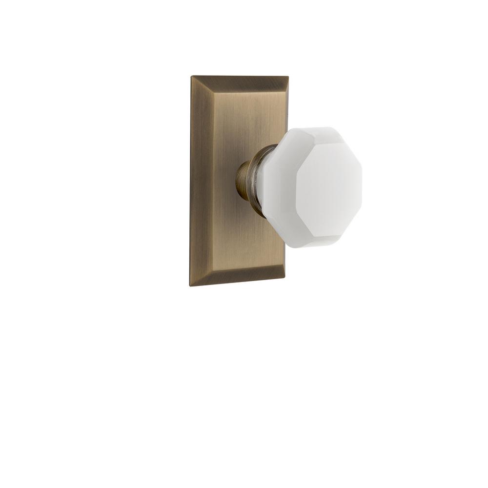 Nostalgic Warehouse Studio Plate 2 3 4 In Backset Antique Brass
