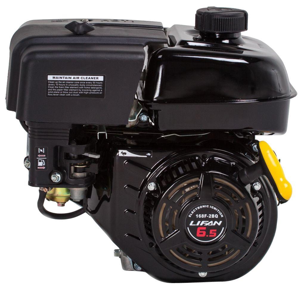 LIFAN 3/4 in. 6.5 HP OHV Recoil Start Horizontal Keyway Shaft Gas ...