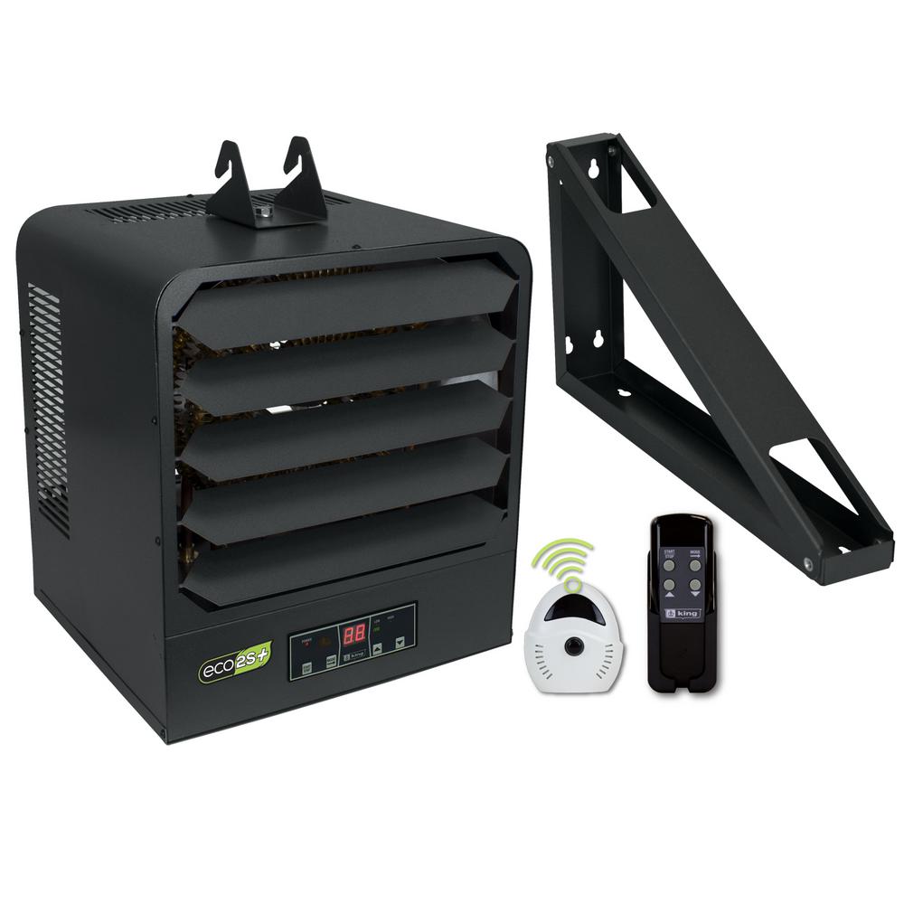 King Electric 12500W / 240V 2-Stage Garage Heater w/Remote Temperature Sensor