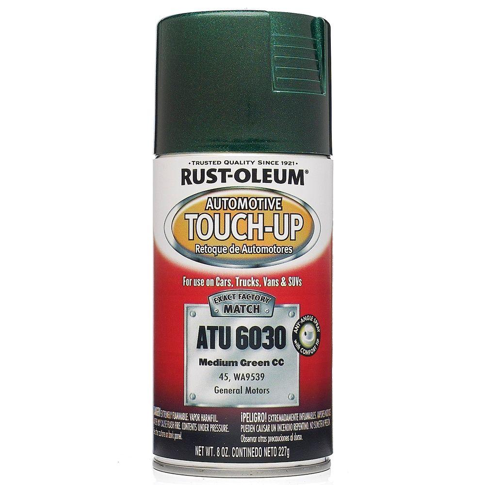 RustOleum Automotive 8 oz. Medium Green Auto TouchUp Spray (6Pack)ATU6030 The Home Depot