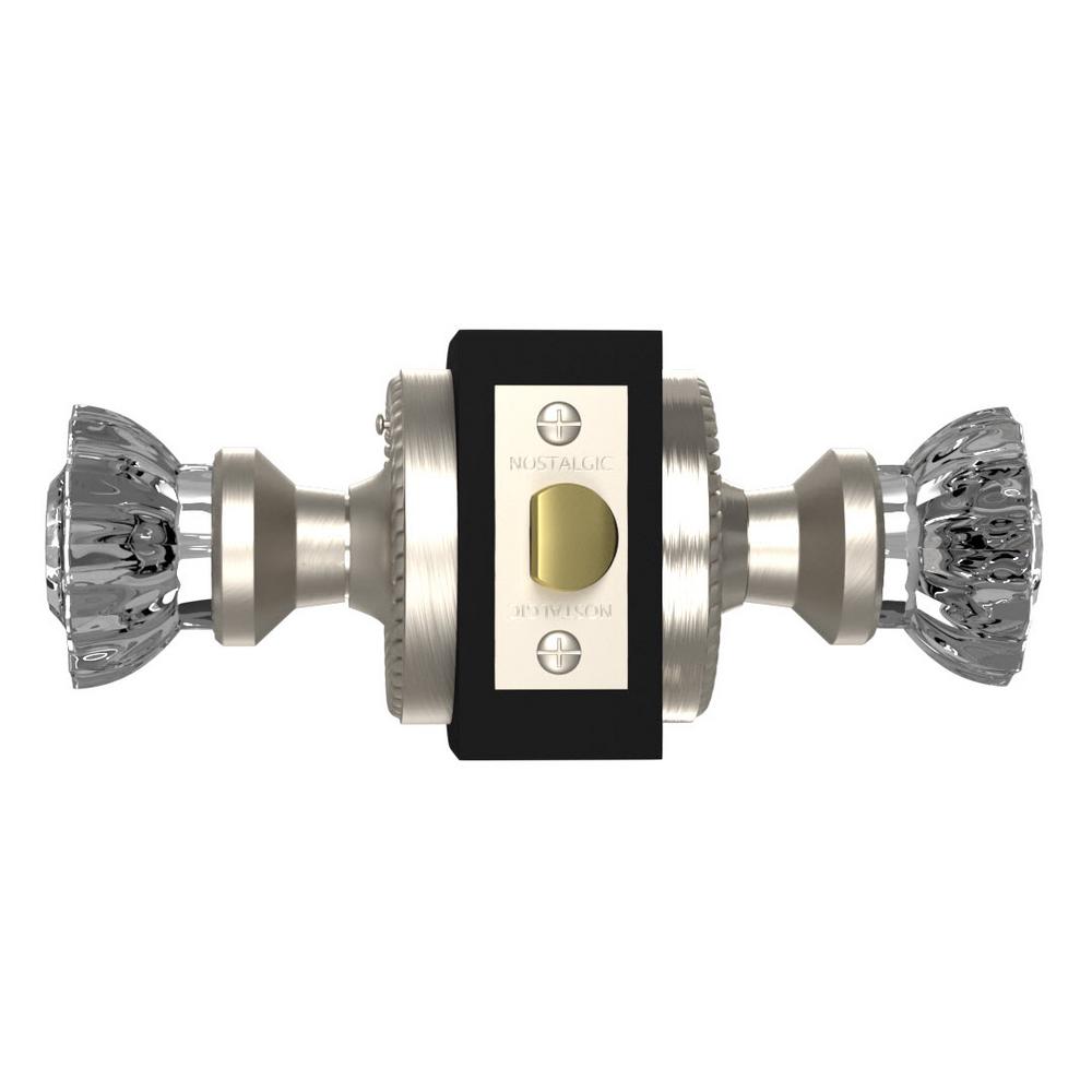 Nostalgic Warehouse Rope Rosette 2 3 8 In Backset Satin Nickel