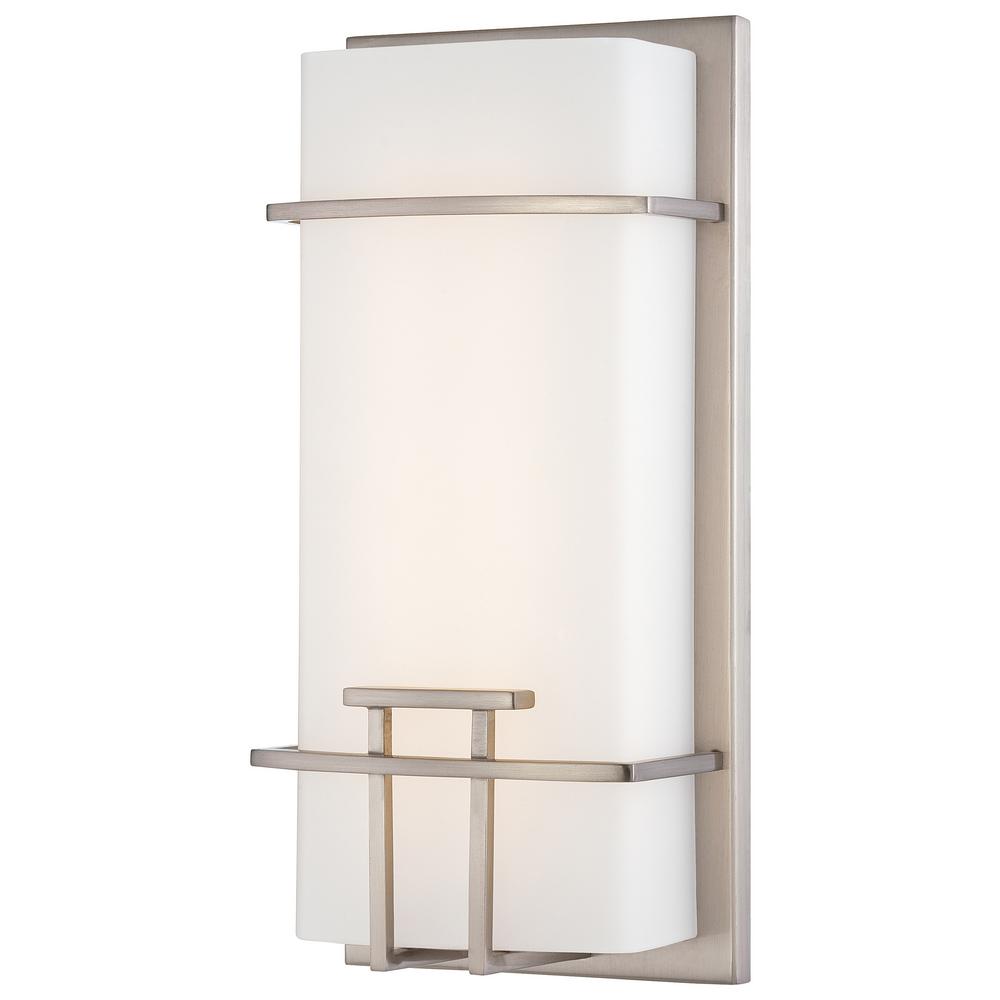George Kovacs 20 Watt Brushed Nickel Integrated Led Wall Sconce