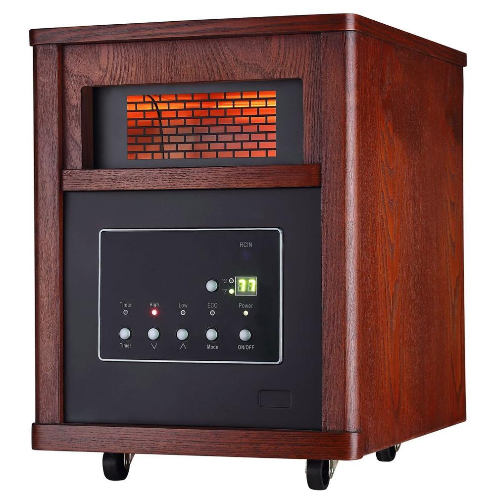 Ecotronic 1500-Watt 6-Element Infrared Electric Portable Heater with