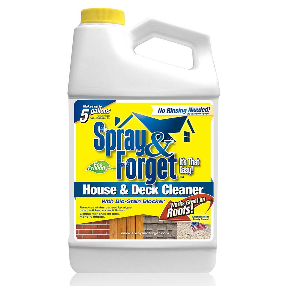 Spray & Forget 64 oz. House and Deck Cleaner, Outdoor Mold Remover