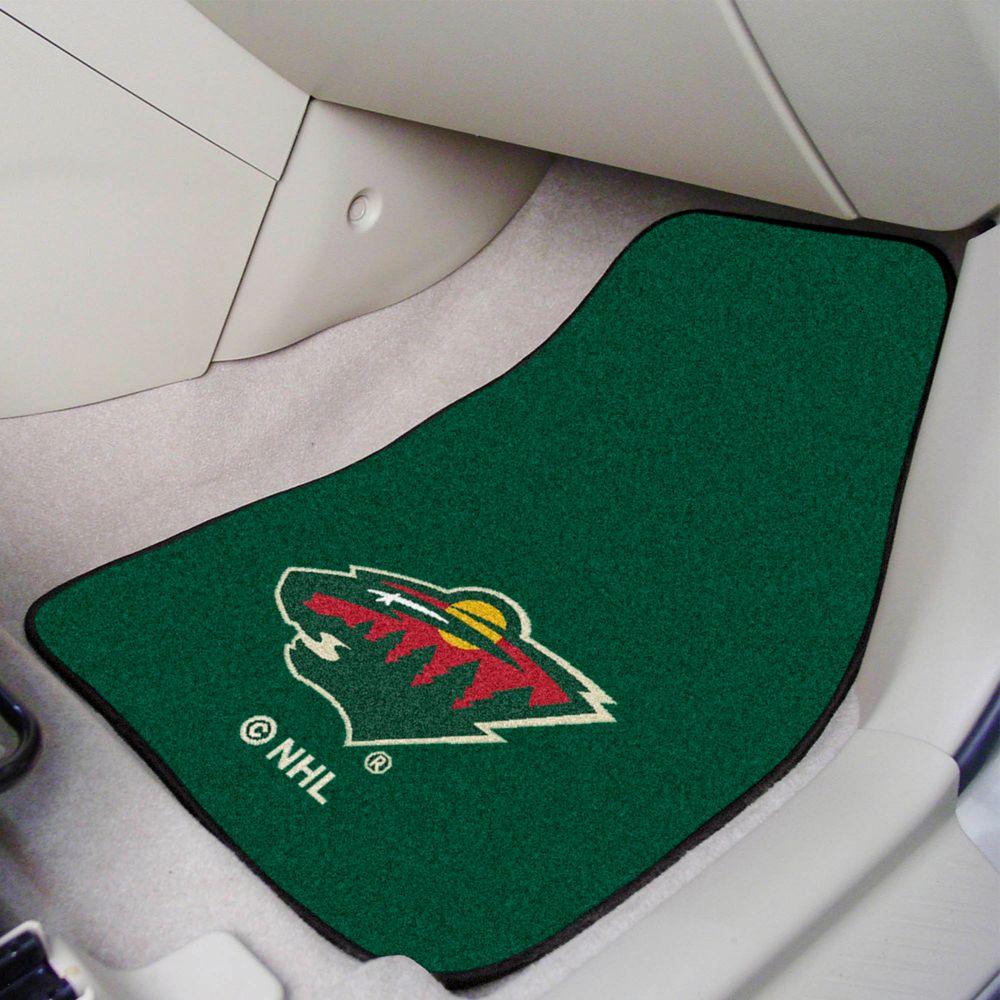Fanmats Minnesota Wild Automotive Floor Mat 2 Pack