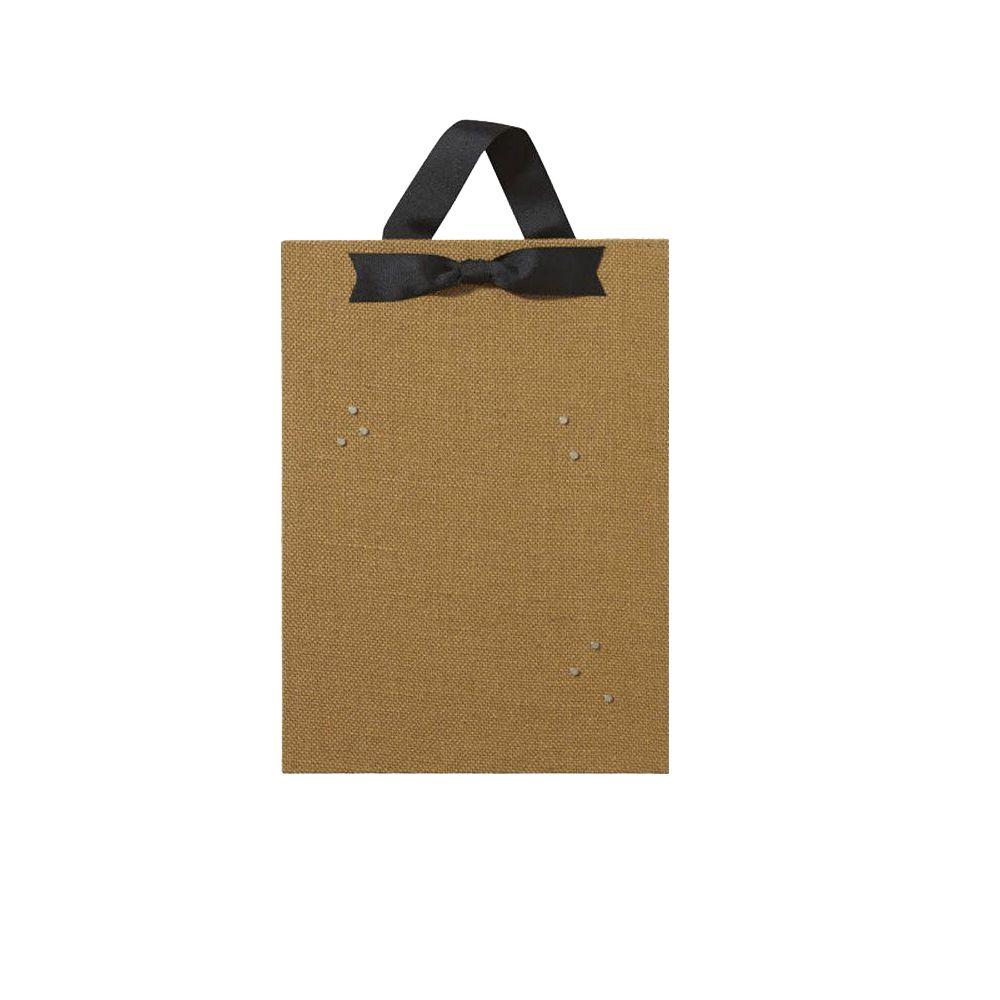 17 in. H x 12.5 in. W Dark Burlap Medium Vertical Board