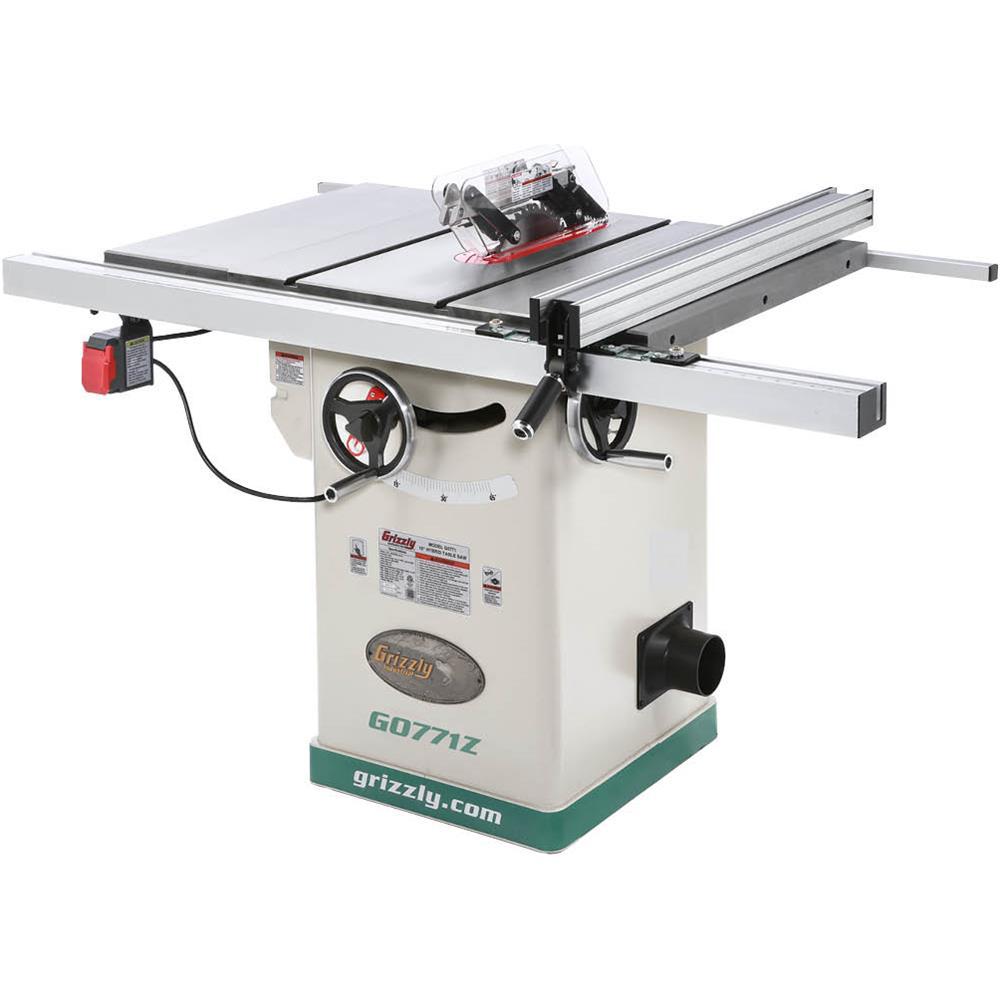 Grizzly Industrial 10 In 2 Hp 120 Volt Hybrid Table Saw With T