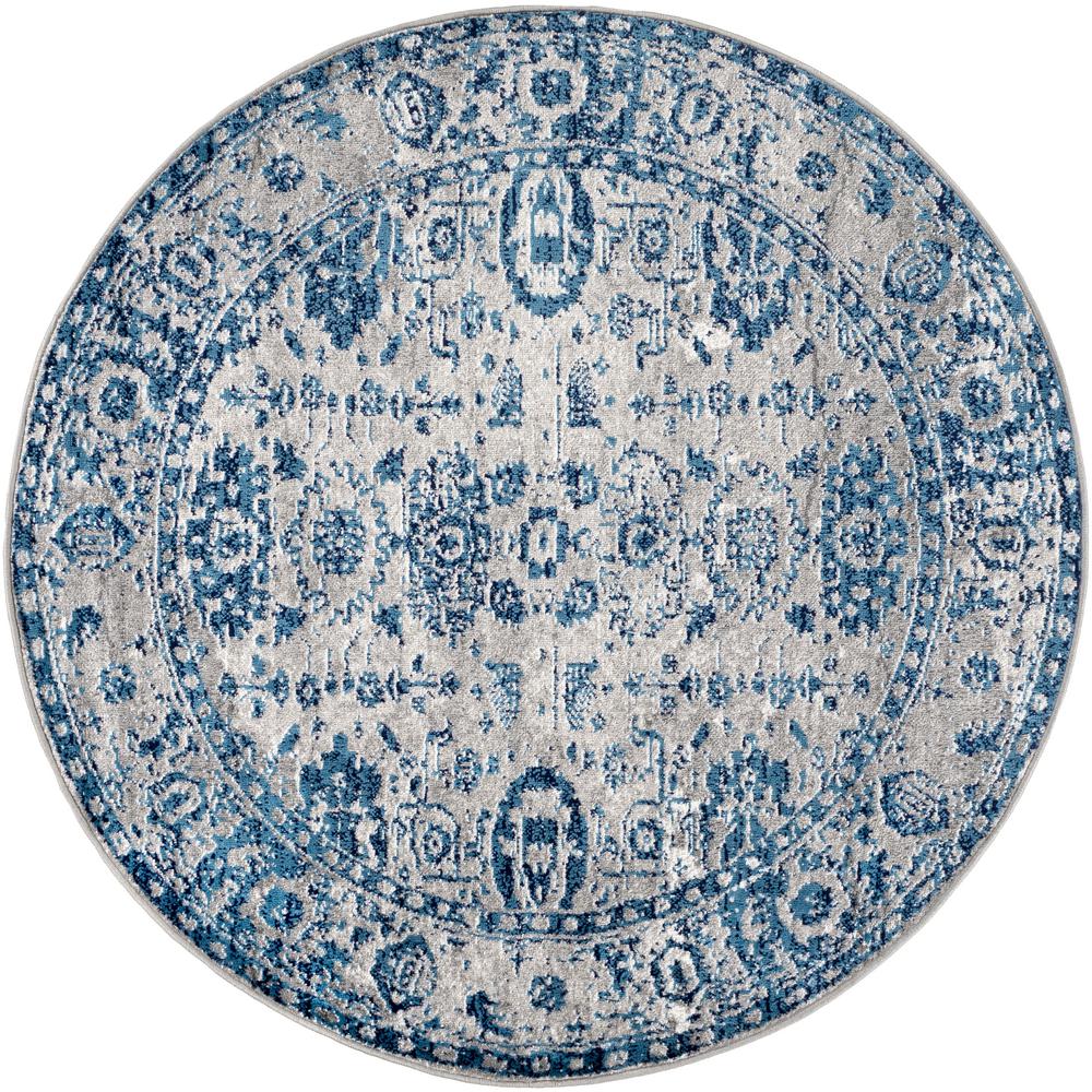 Artistic Weavers Havana Teal 5 ft. 3 in. Round Area RugS00161017065 The Home Depot