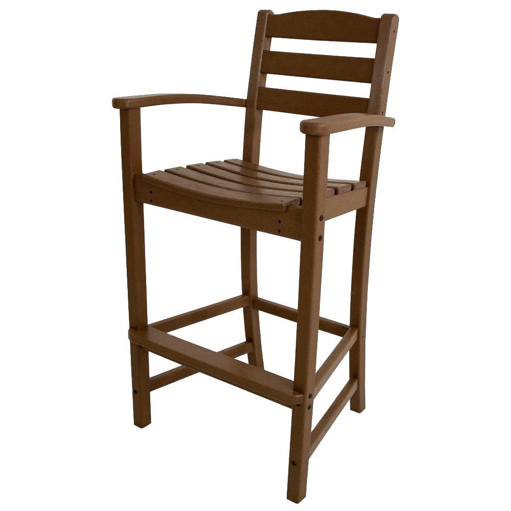 teak bar stools outdoor la casa cafe teak plastic outdoor patio bar arm chair stools furniture the home depot teak bar stools outdoor la casa cafe teak plastic outdoor patio bar arm chair stools furniture the home depot