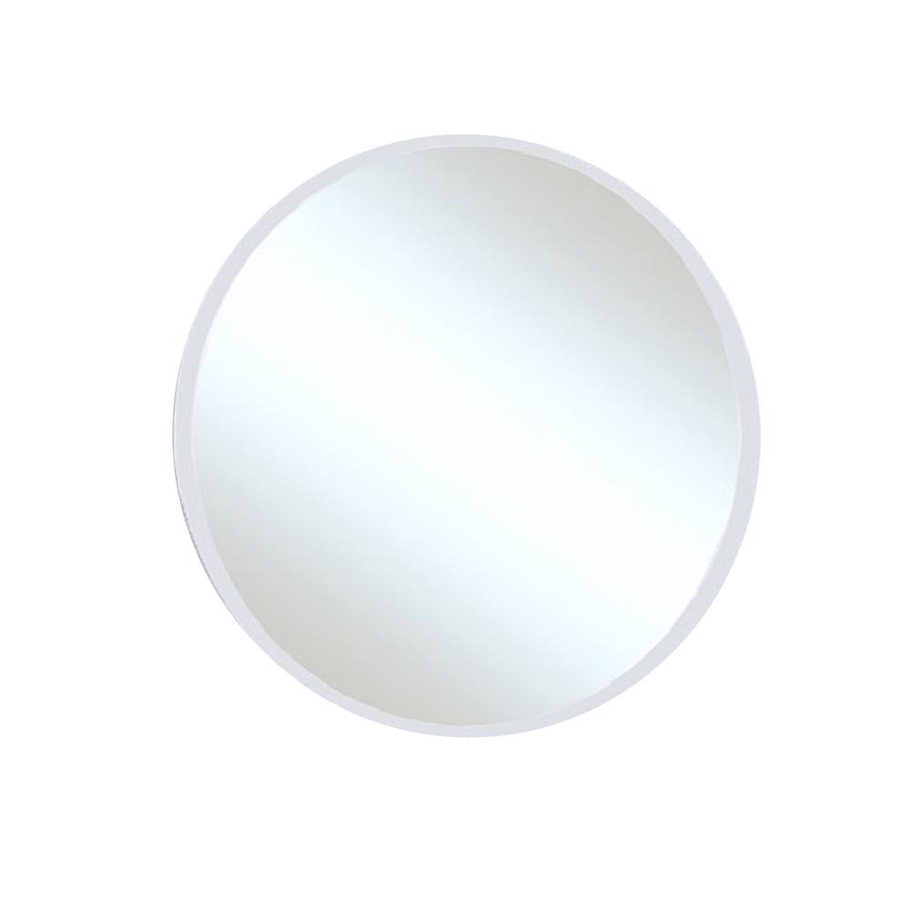 Bellaterra Home Calais 27 In X Round Single Frameless Wall Mirror Gl Bellaterra Home Calais 27 In X Round Single Frameless Wall Mirror Gl