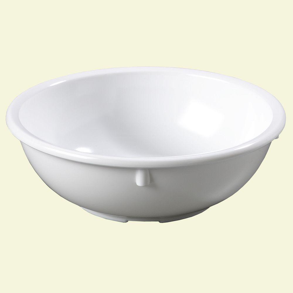Carlisle 14 oz., 5.37 in. Diameter Melamine Nappy Bowl in White (Case