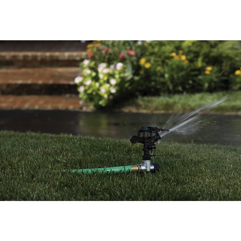 Adjust Angle /& Distance 2-PACK of Pulsating Stake Yard Lawn Watering Sprinklers