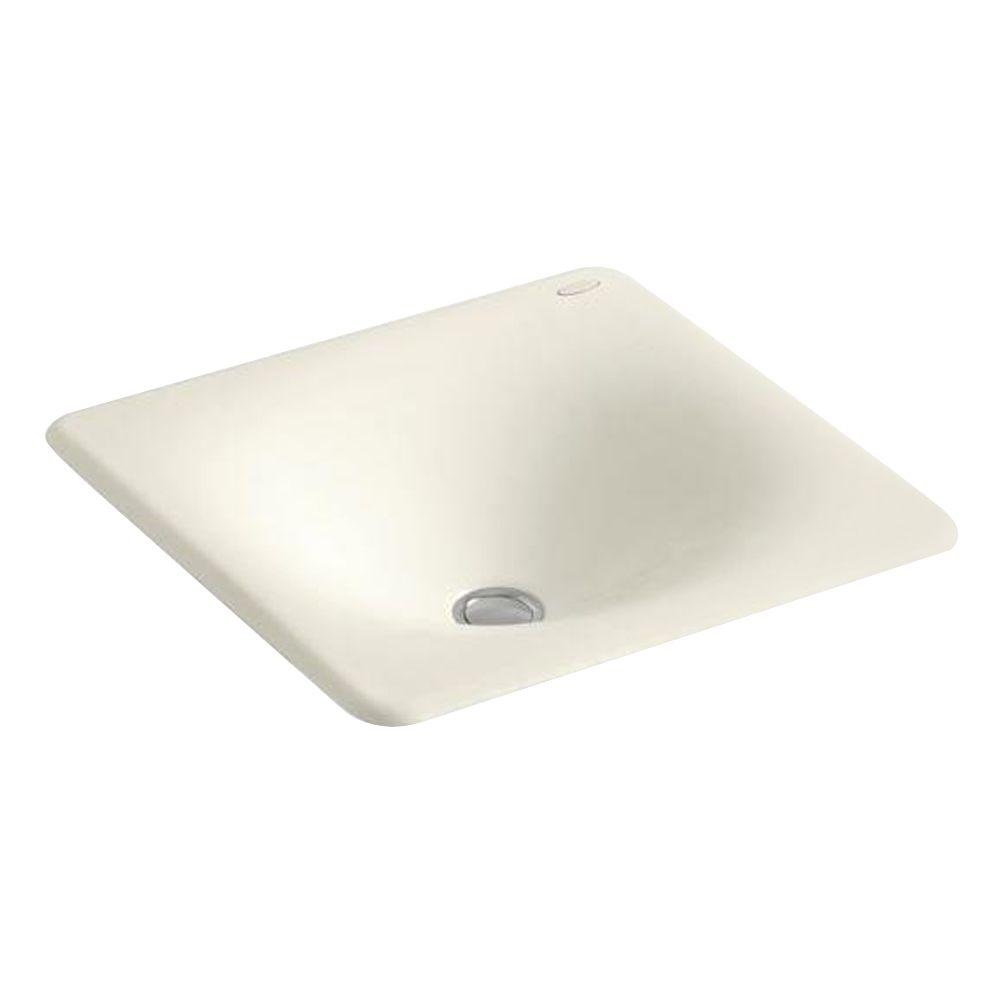Kohler Iron Tones Drop In Cast Bathroom Sink Biscuit K 2827 Kohler Iron Tones Drop In Cast Bathroom Sink Biscuit