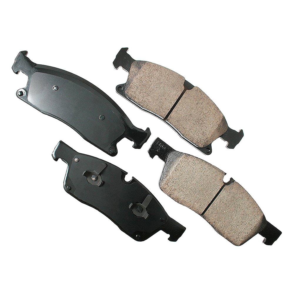 Disc Brake Pad Set-Euro Ultra Premium Ceramic Pads Rear Akebono EUR874