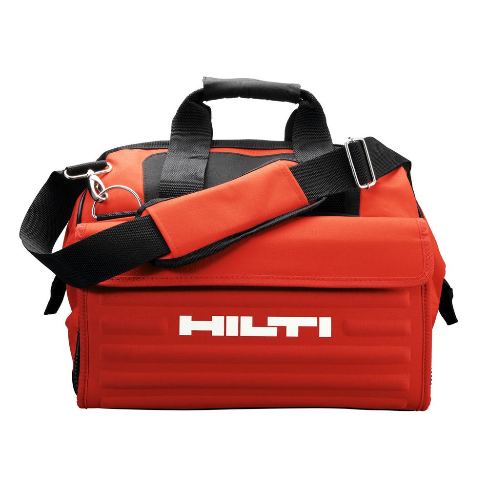 Hilti 13.4 in. Soft Tool Bag in Red434910 The Home Depot