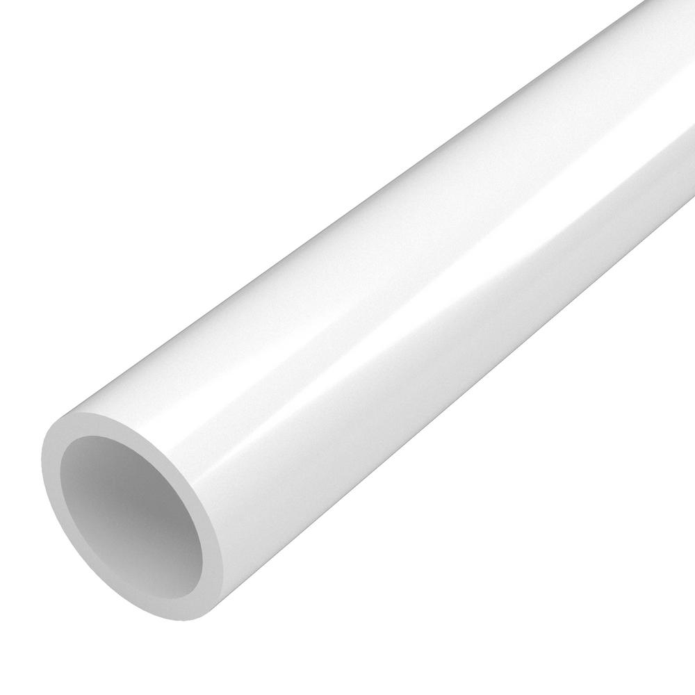 Formufit 1 in x 5 ft Furniture Grade Sch 40 PVC Pipe in 