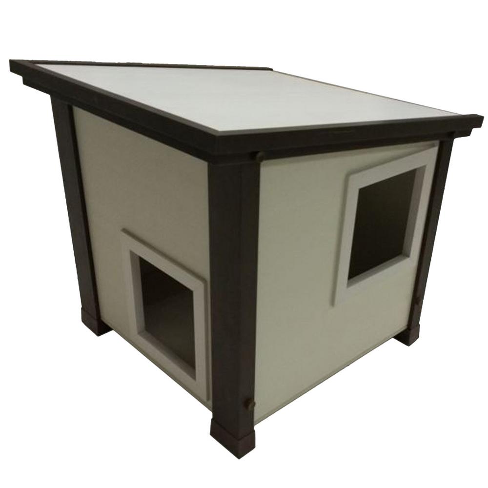 ecoFLEX Small Outdoor Albany Feral Cat Shelter-ECTH350 ...