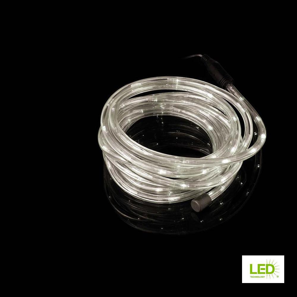 Waterproof Rope Lights Outdoor Lighting The Home Depot Integrated Led Clear Rope Light