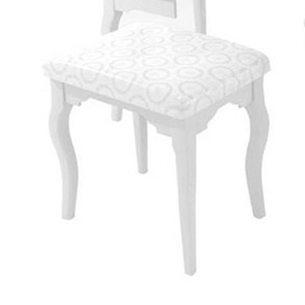 unicorn vanity table and stool set