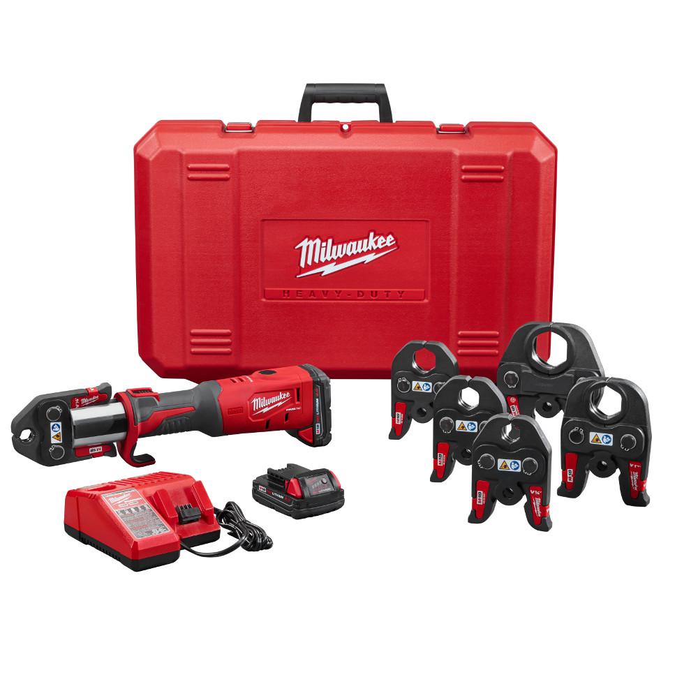 Milwaukee M18 18-Volt Lithium-Ion Brushless Cordless FORCE LOGIC Press Tool Kit... by Milwaukee