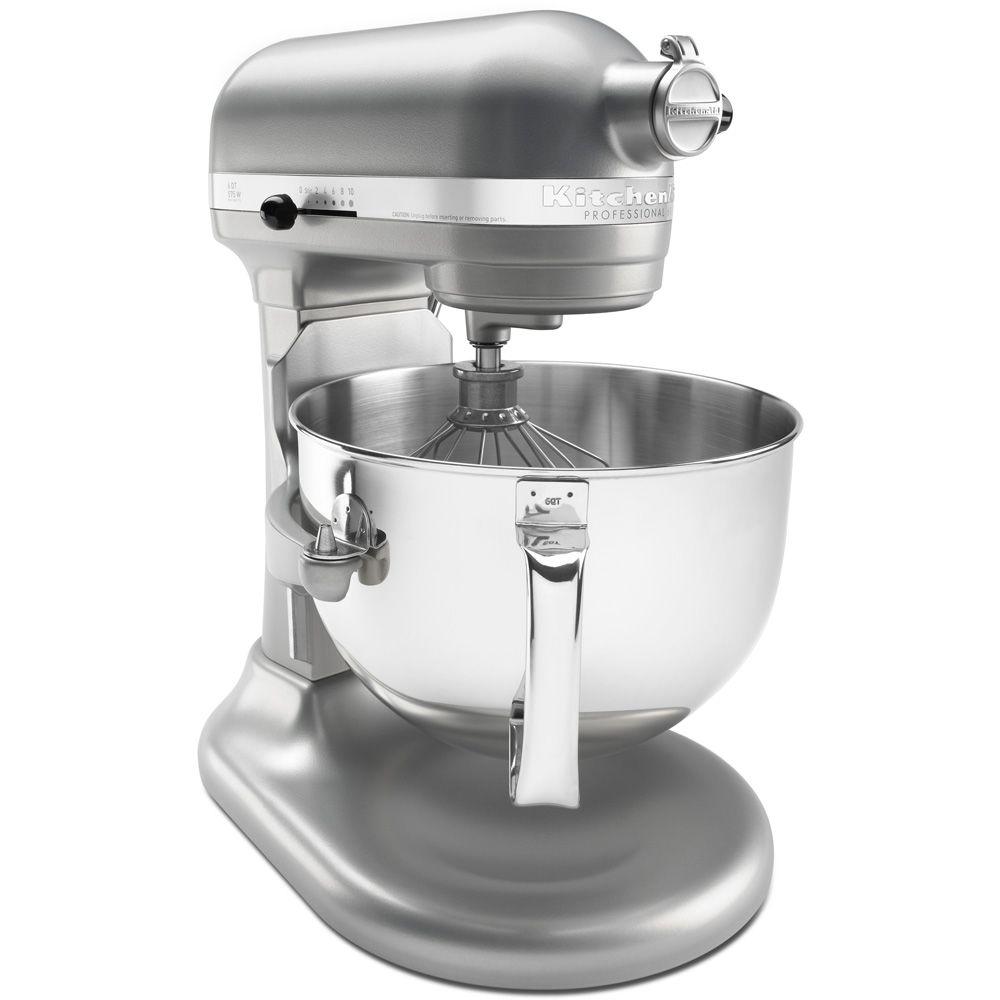 KitchenAid Professional 600 Series 6 Qt Nickel Pearl Stand Mixer