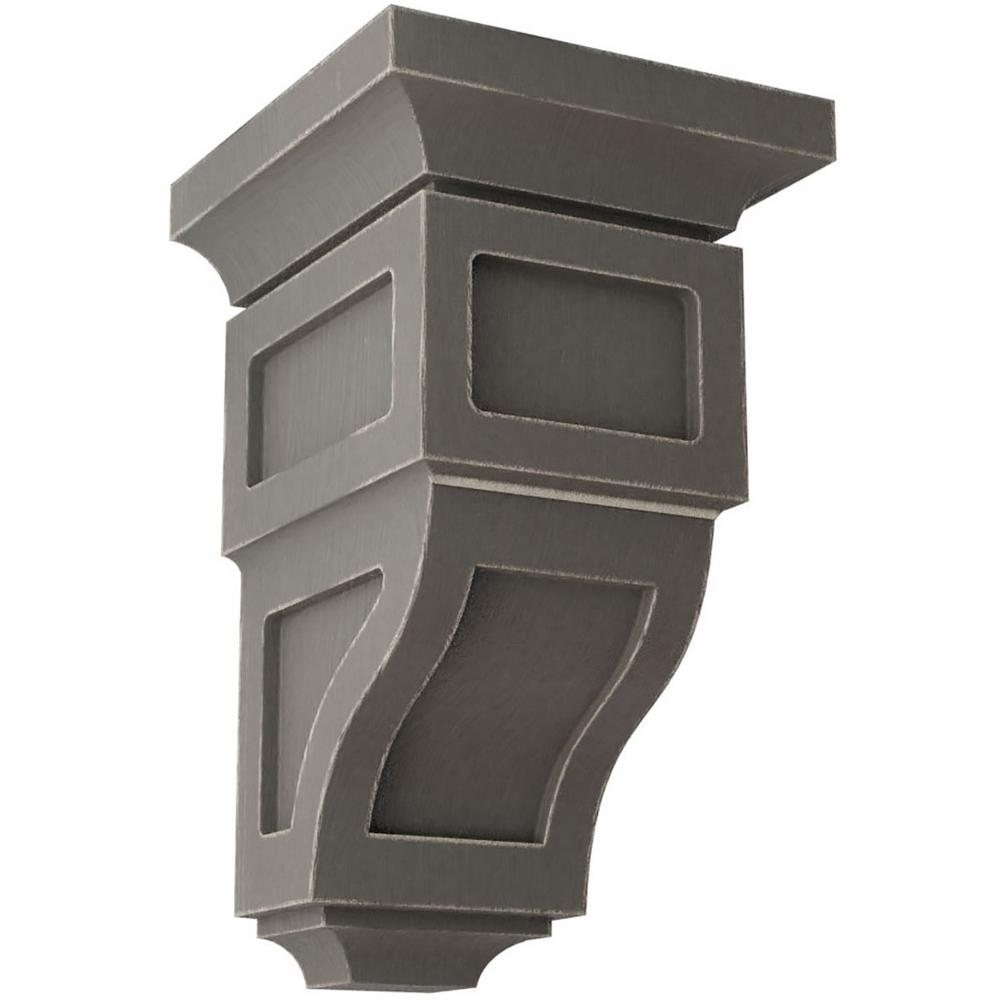 Ekena Millwork COR04X05X03LE-CASE-4 Corbel Factory Primed and Ready for Paint