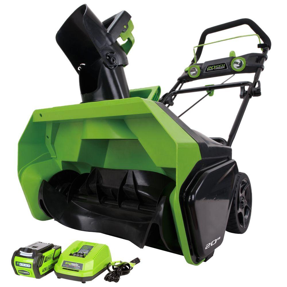 Greenworks Digi-Pro GMAX 20 inch 40-Volt Cordless Electric Snow Blower - Battery... by Greenworks